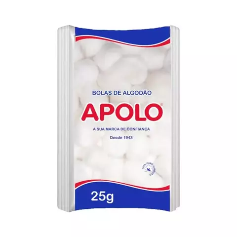 BOLAS DE ALGODÃO - APOLO - 25g