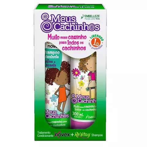 COMBO SHAM+COND MEUS CACHINHOS - NOVEX - KIT