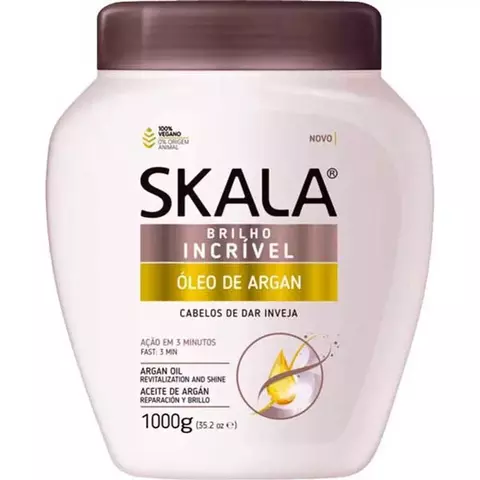 CREME DE TRAT ÓLEO DE ARGAN - SKALA - 1kg