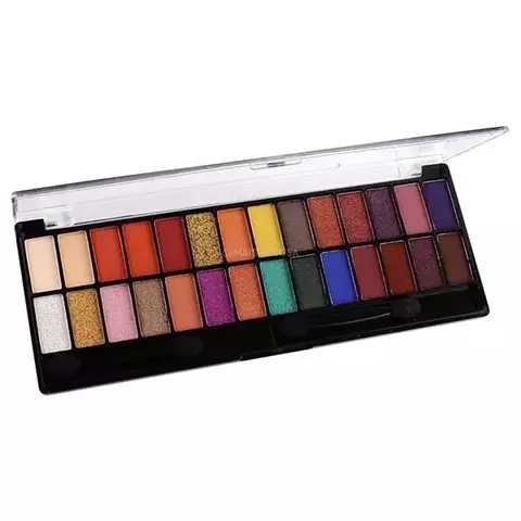 PALETA DE SOMBRAS COLORIDAS 28 CORES - BELLE ANGEL - 22g