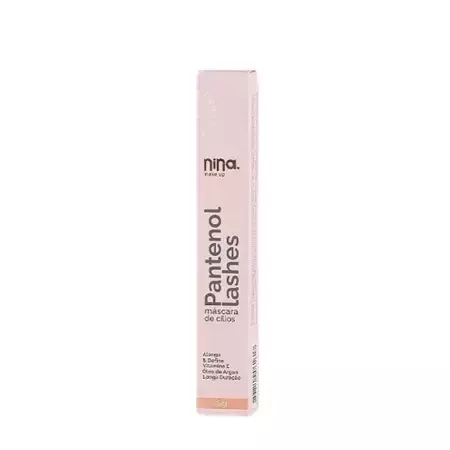 MASCARA DE CILIOS ALONGA E DEFINE - NINA MAKEUP - 6g