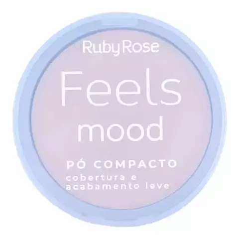 PÓ COMPACTO FEELS MOOD HB8551 C10 - RUBY ROSE - 10g