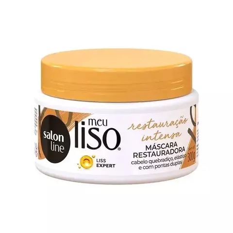 MÁSCARA MEU LISO RESTAURAÇÃO INTENSA - SALON LINE - 300ml