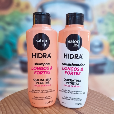 Kit Shampoo e Condicionador Hidra Longos e Fortes 300ml