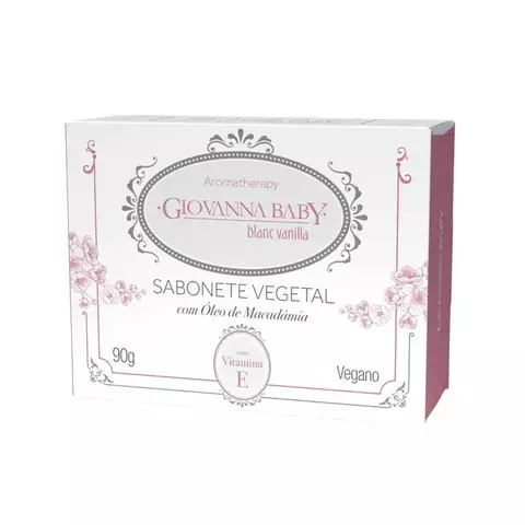 SABONETE VEGETAL BLANC VANILLA - GIOVANNA BABY - 90g