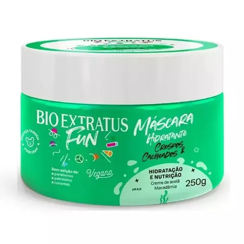 MÁSCARA CRESPOS & CACHEADOS FUN - BIO EXTRATUS - 250g