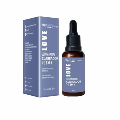 SÉRUM FACIAL CLAREADOR 10EM1 - MAX LOVE - 30ml