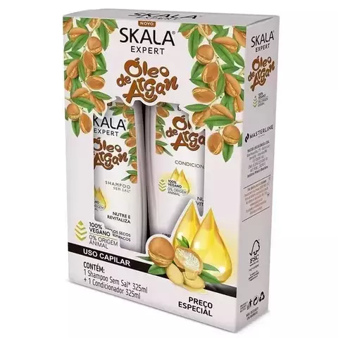 COMBO SHA+CON ÓLEO DE ARGAN - SKALA - 325ml+325ml