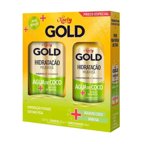 COMBO SHAM+COND HIDRATAÇÃO MILAGROSA - NIELY GOLD - KIT - comprar online