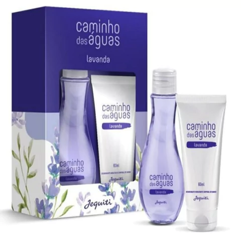 ESTOJO COLÔNIA + HIDRATANTE CAMINHO DAS AGUAS LAVANDA - JEQUITI - 140ml