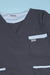 Madrid chaqueta gris con celeste - comprar online