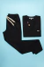 Paris chaqueta negro liso - comprar online