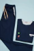 Madrid chaqueta azul marino con celeste