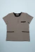 Madrid chaqueta gris perla con negro - tienda online