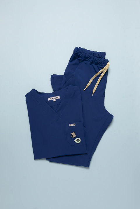 Napoli pantalón azul francia