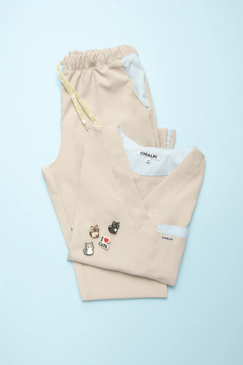 Madrid chaqueta Arena con Celeste - comprar online