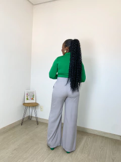 CALÇA PANTALONA VISCOLINHO ELÁSTICO NA CINTURA - Ahazza Modas