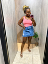 SHORT SAIA JEANS DESTROYED - comprar online