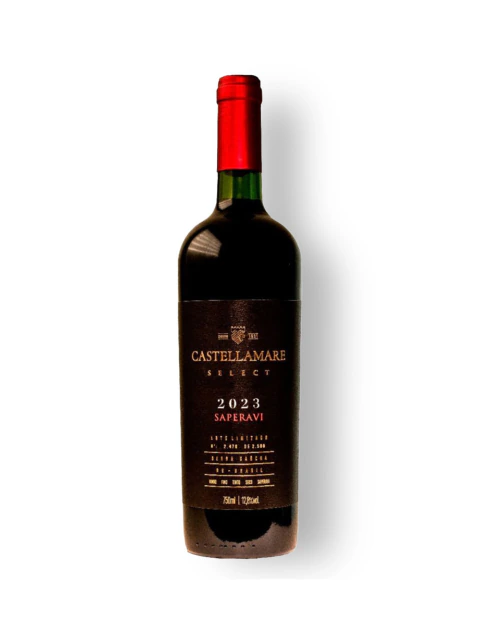 Vinho Tinto Castellamare Select Saperavi – Serra Gaúcha, Brasil