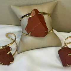 BRACELETE JASPE VERMELHO - Raia Luzz