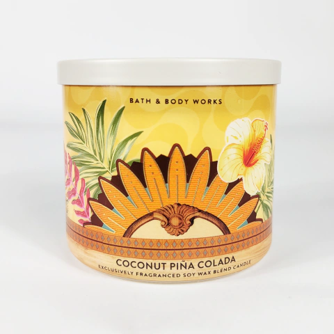 Vela aromática de 3 mechas Coconut Piña Colada de Bath & Body Works