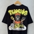 Camiseta Oversized Trip Side “Gang Money” (Preta) - Bravio Company | Streetwear