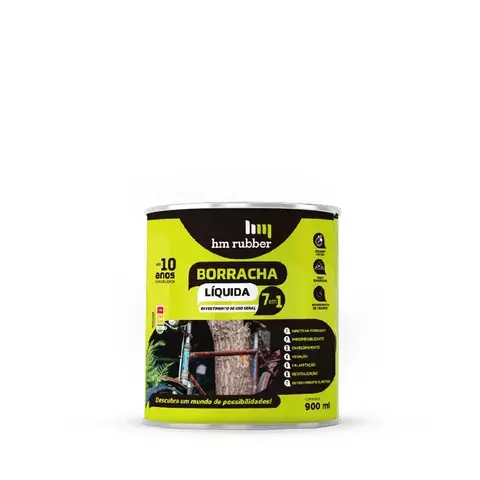BORRACHA LÍQUIDA 7 EM 1 900ML HM Rubber