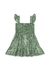 Vestido Infantil Glinny Verde Estampado - Ref.22834 - comprar online