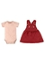Conjunto Jardineira + Body BG Ref.20252 - Michele Modas