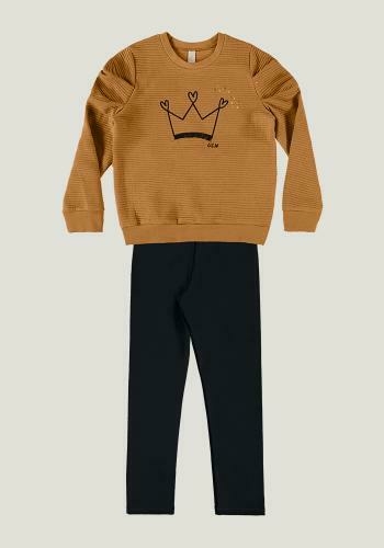 Conjunto Infantil Menina Boca Grande Ref. 22607