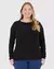 Blusa Feminina Plus Size Manga Longa Canelada de Viscose Malwee 98109 - Conforto e Frescor para o Dia a Dia - comprar online