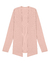 Cardigan Alongado Canelado de Viscose Cereja Rosa Ref. 12055 - loja online