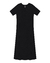 Vestido Midi Viscose Trabalhada Cereja Rosa Ref. 73384