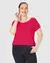 Blusa Básica Feminina Plus Size Malwee Ref:100365 | Manga Japonesa Em Viscose Stretch - comprar online