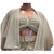 Conjunto Kimono Crochet Plus Size -Branco Ref.386