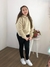 Blusão Juvenil em Pelo Carneirinho com Capuz - Conforto e Estilo para o Inverno (Ref: 66251)