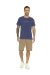 Camiseta Masculina Azul Manga Curta Natural Island Ref. 71211