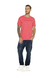 Camiseta Masculina Laranja Manga Curta Natural Island Ref. 71218