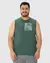 Imagem do Regata Masculina Plus Size Em Algodão Ref.120657