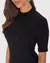 Blusa Básica Feminina Gola Alta Em Canelado De Viscose Malwee Ref:.1000085001