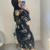 Vestido Midi Plus Size Evasê em Viscose Ref. 85587 - Cereja Rosa - loja online