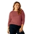 Blusa Feminina Plus Size Manga Longa Canelada de Viscose Malwee 98109 - Conforto e Frescor para o Dia a Dia - loja online