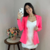 Blazer Alongado Kessey Rosa Neom em Neoprene - Elegância e Conforto em um Só Look (REF: 8686112)