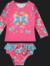 Conjunto com Proteção UV Praia Infantil Menina Boca Grande Ref.12810 - Michele Modas