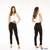 Calça Skinny Preta Via Atual Ref:.2110 Estilo e Conforto em Uma Só Peça - comprar online