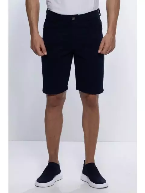 Bermuda Jeans Masculina Slim Explorer Preta - DLZ Denim Ref. D5001A