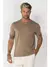 Camiseta Masculina em Algodão Marrom Camelo DLZ Denim Ref: D691069 - comprar online