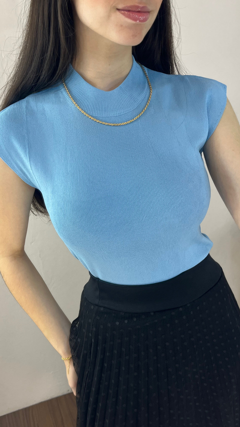 Blusa Muscle Gola Alta Modal Ref.Hl038