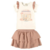 Conjunto infantil Feminino Boca Grande Ref. 21556 - comprar online