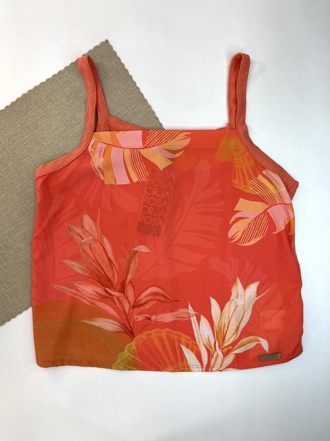 Blusa Feminina Manga Curta Cereja Rosa Ref.72816 - comprar online
